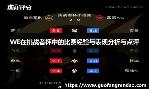 WE在挑战者杯中的比赛经验与表现分析与点评